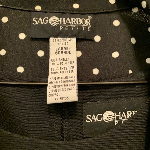 Sag Harbor 2 piece dress, size large. - Picture 2 of 5